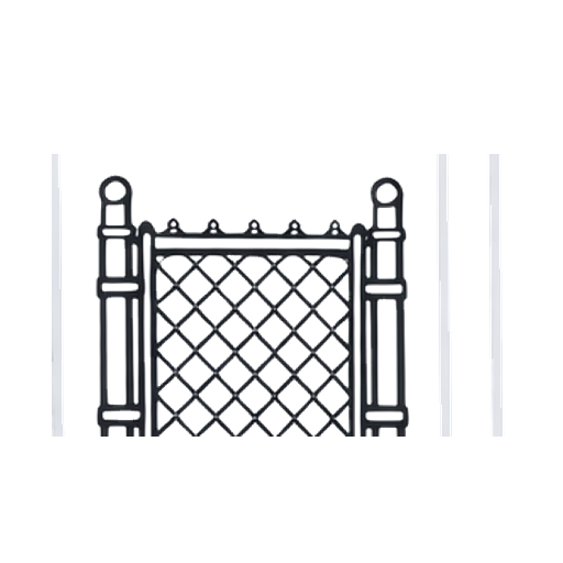 Chain link fence icon